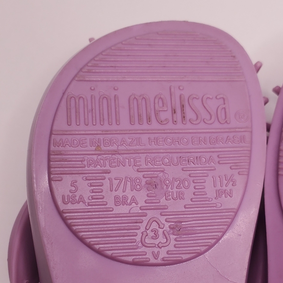 Mini Melissa Purple Bunny Rabbit Shoes - Picture 6 of 6